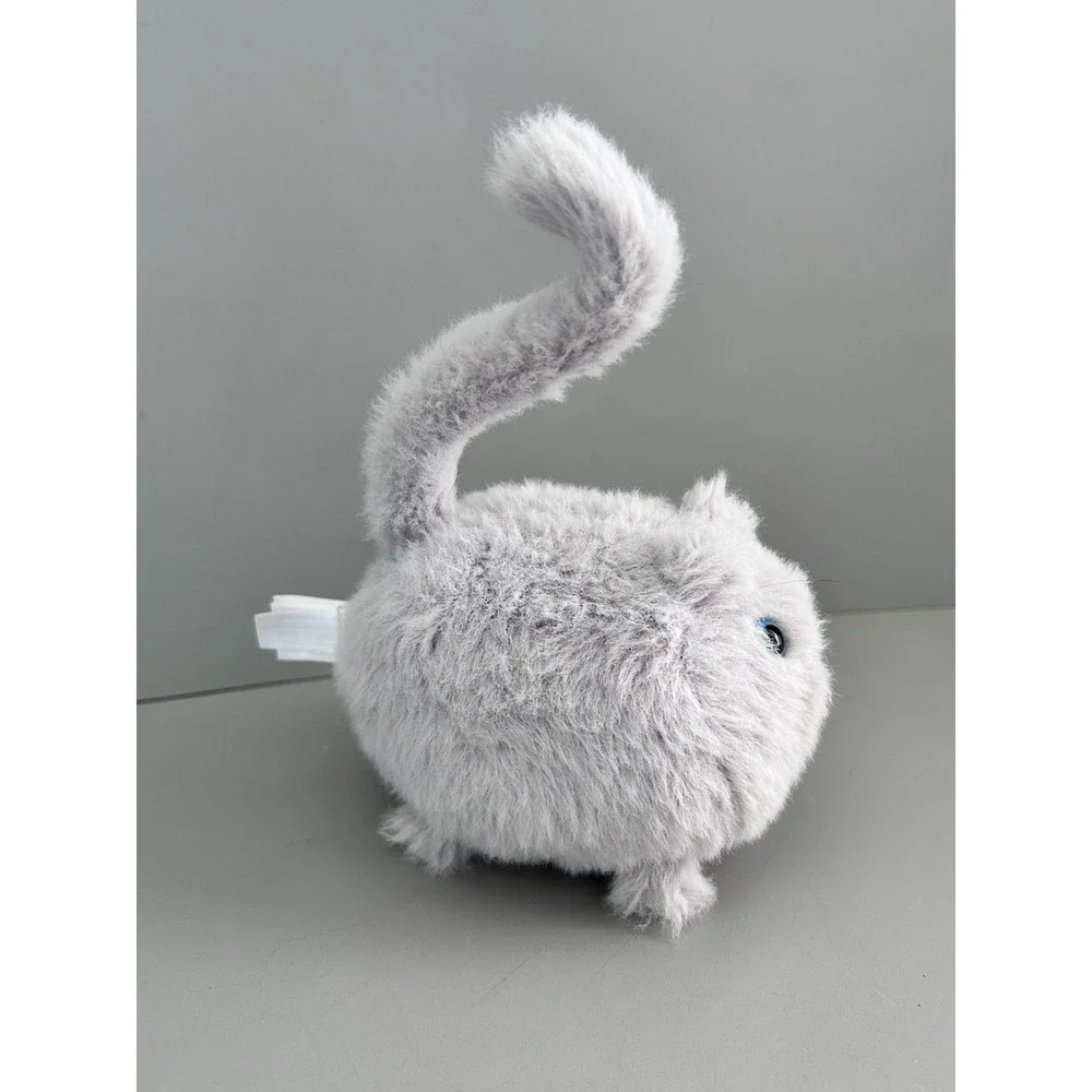 Jellycat Caboodle Grey Kitten Plush Stuffed Animal Cat Soft Round Plump Cute!